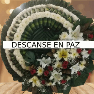 AD- Corona Floral para Funeral GDL - DSF
