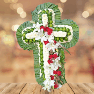 C1-Cruz Floral Condolencias - DSF