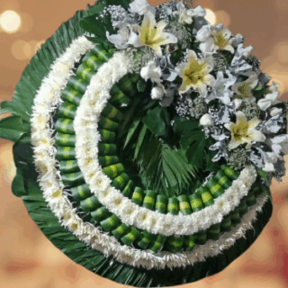 B- Corona de Flores Fúnebre - DSF