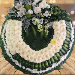 C-Corona fúnebre para Gayosso Avenida Mexico